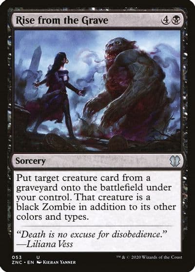 Rise from the Grave Commander: Zendikar Rising Magic card