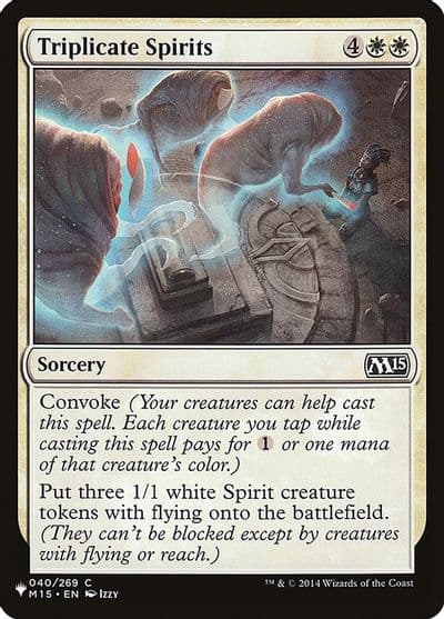 Triplicate Spirits The List Reprints Magic card