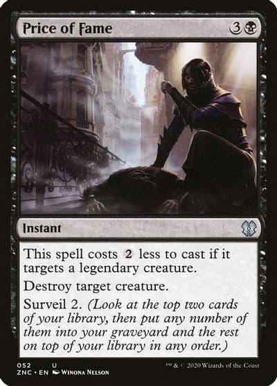 Price of Fame Commander: Zendikar Rising Magic card