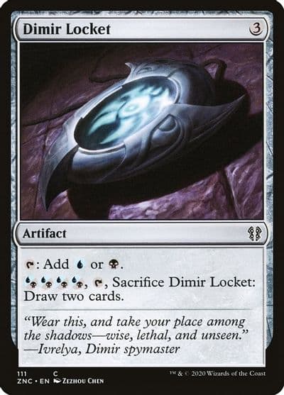 Dimir Locket Commander: Zendikar Rising Magic card