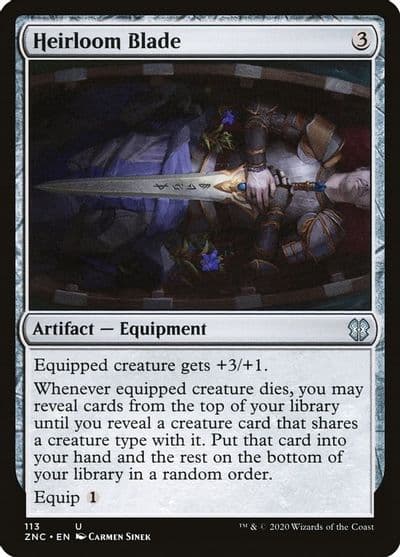 Heirloom Blade Commander: Zendikar Rising Magic card