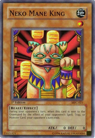 Neko Mane King Magician's Force Yu-Gi-Oh! card