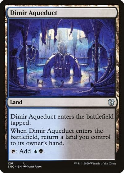 Dimir Aqueduct Commander: Zendikar Rising Magic card