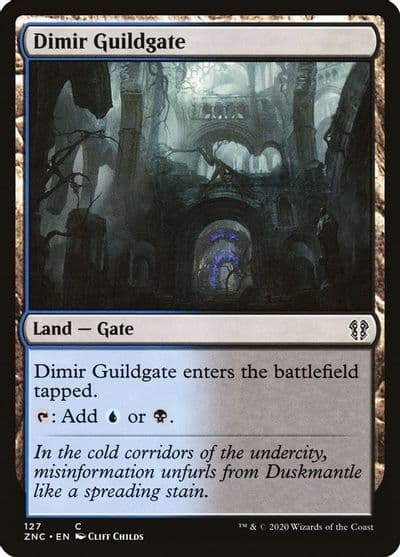 Dimir Guildgate Commander: Zendikar Rising Magic card