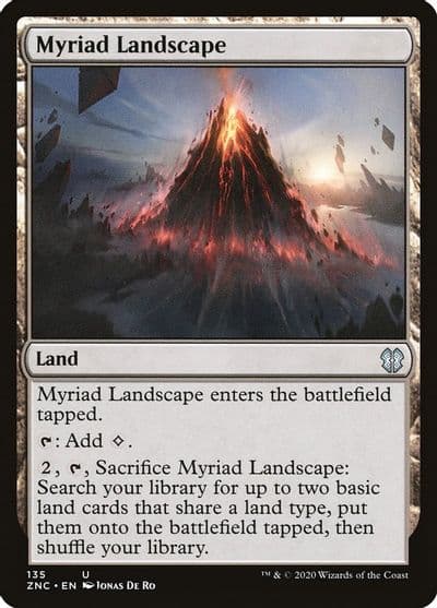 Myriad Landscape Commander: Zendikar Rising Magic card