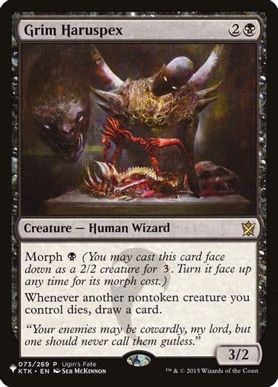 Grim Haruspex The List Reprints Magic card