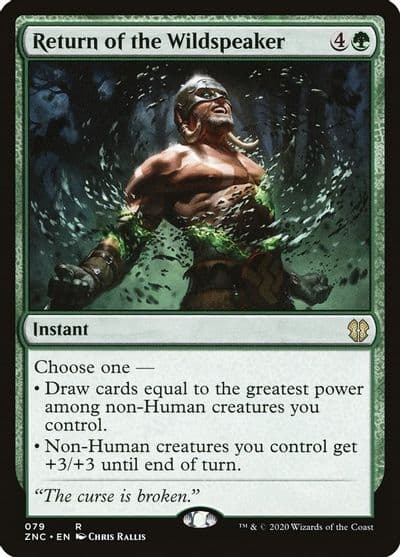 Return of the Wildspeaker Commander: Zendikar Rising Magic card