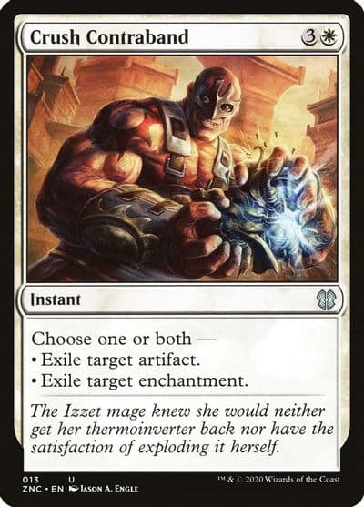 Crush Contraband Commander: Zendikar Rising Magic card