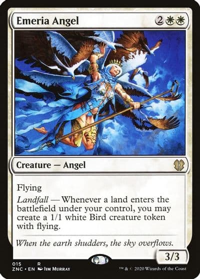 Emeria Angel Commander: Zendikar Rising Magic card