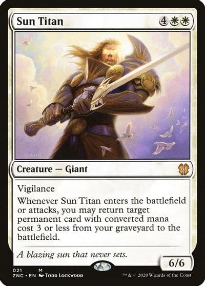Sun Titan Commander: Zendikar Rising Magic card