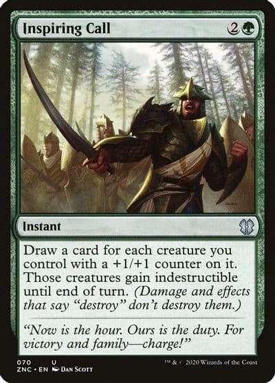 Inspiring Call Commander: Zendikar Rising Magic card