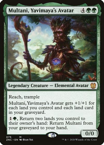 Multani Yavimayas Avatar Commander: Zendikar Rising Magic card