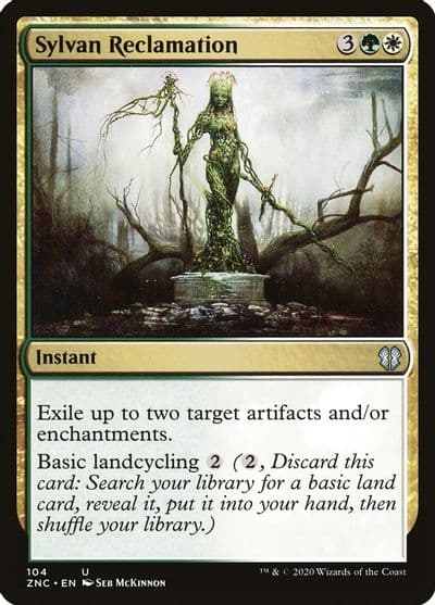 Sylvan Reclamation Commander: Zendikar Rising Magic card