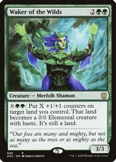 Waker of the Wilds Commander: Zendikar Rising Magic card