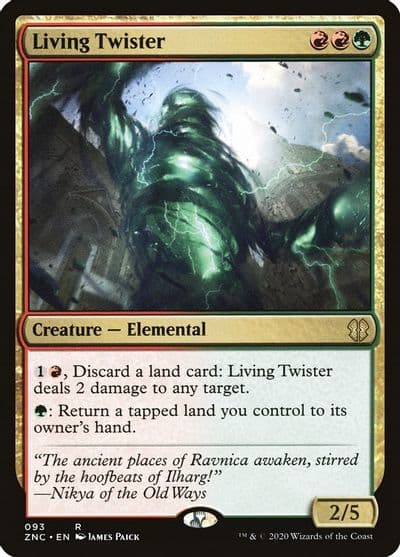 Living Twister Commander: Zendikar Rising Magic card