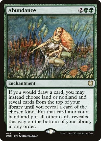 Abundance Commander: Zendikar Rising Magic card