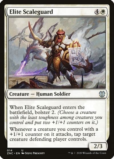 Elite Scaleguard Commander: Zendikar Rising Magic card