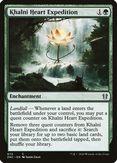 Khalni Heart Expedition Commander: Zendikar Rising Magic card