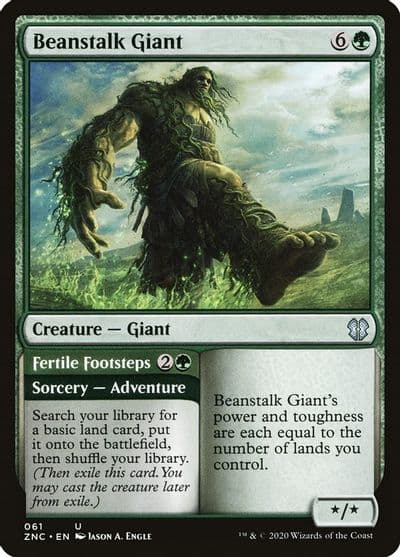 Beanstalk Giant Commander: Zendikar Rising Magic card