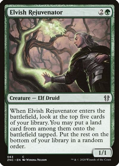 Elvish Rejuvenator Commander: Zendikar Rising Magic card