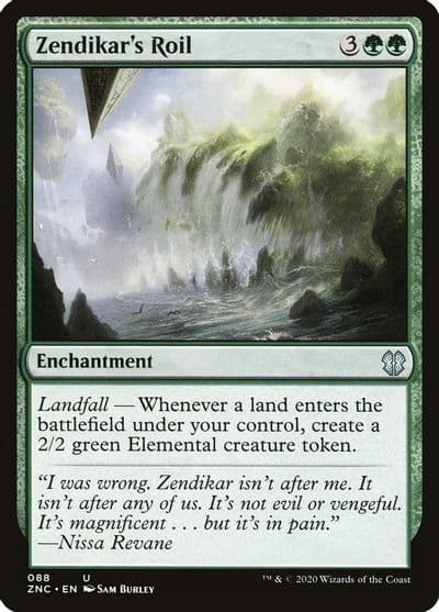 Zendikars Roil Commander: Zendikar Rising Magic card