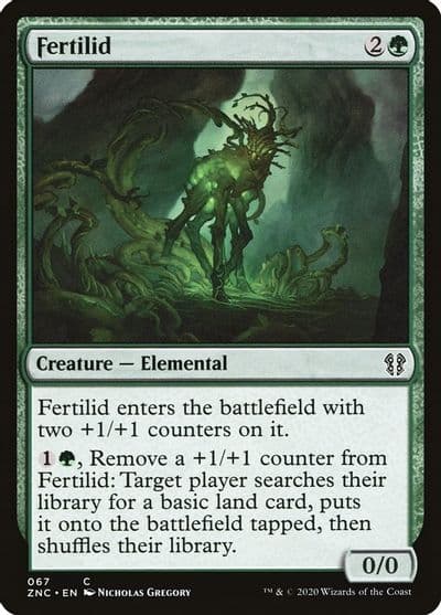 Fertilid Commander: Zendikar Rising Magic card
