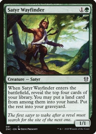 Satyr Wayfinder Commander: Zendikar Rising Magic card