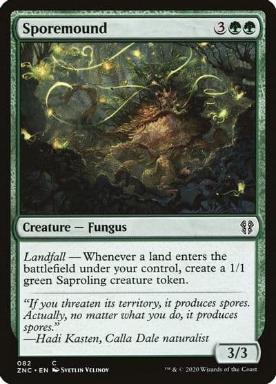 Sporemound Commander: Zendikar Rising Magic card