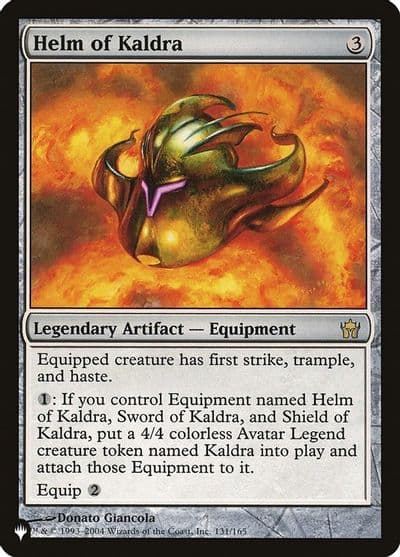 Helm of Kaldra The List Reprints Magic card