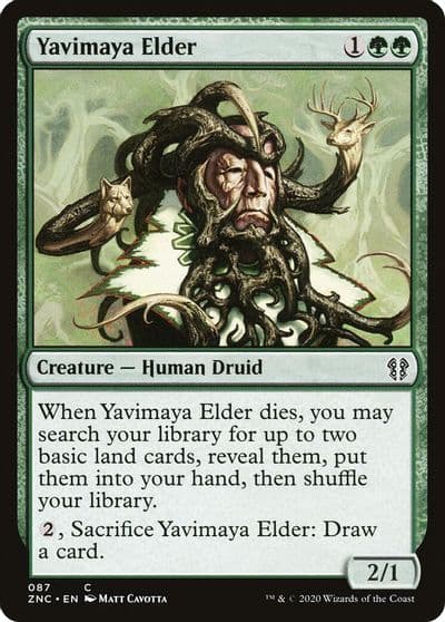 Yavimaya Elder Commander: Zendikar Rising Magic card