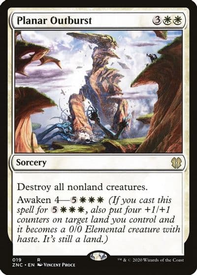 Planar Outburst Commander: Zendikar Rising Magic card