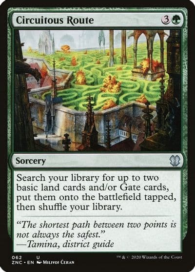 Circuitous Route Commander: Zendikar Rising Magic card