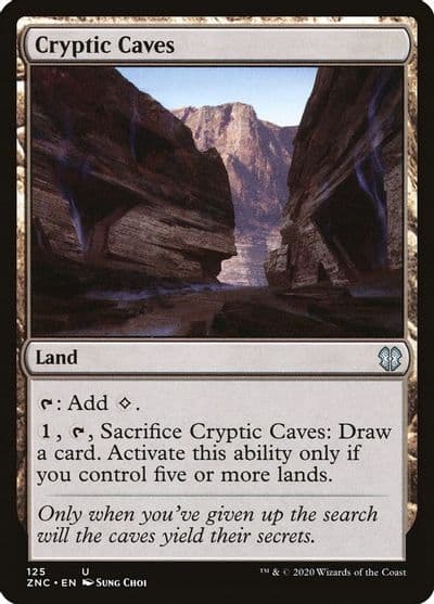 Cryptic Caves Commander: Zendikar Rising Magic card