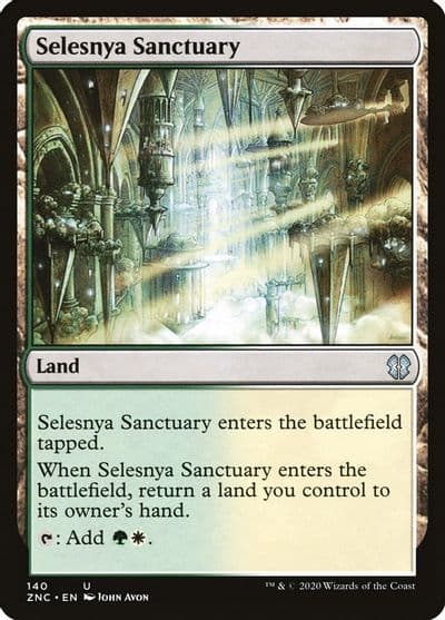Selesnya Sanctuary Commander: Zendikar Rising Magic card