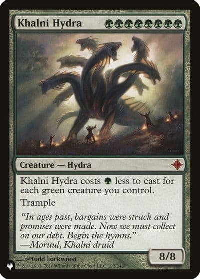 Khalni Hydra The List Reprints Magic card