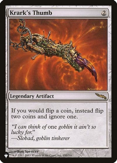 Krarks Thumb The List Reprints Magic card