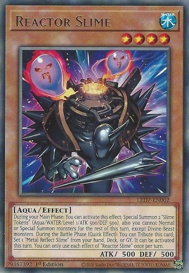 Reactor Slime Legendary Duelists: Rage of Ra Yu-Gi-Oh! card