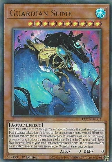 Guardian Slime Legendary Duelists: Rage of Ra Yu-Gi-Oh! card