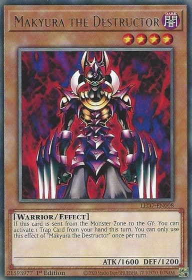 Makyura the Destructor Legendary Duelists: Rage of Ra Yu-Gi-Oh! card