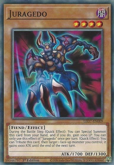 Juragedo Legendary Duelists: Rage of Ra Yu-Gi-Oh! card