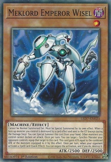 Meklord Emperor Wisel Legendary Duelists: Rage of Ra Yu-Gi-Oh! card