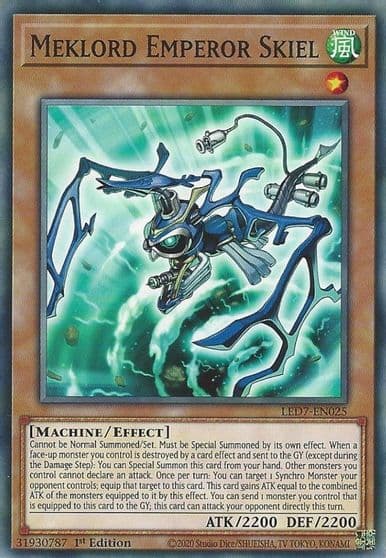 Meklord Emperor Skiel Legendary Duelists: Rage of Ra Yu-Gi-Oh! card