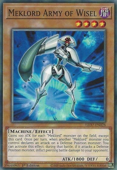 Meklord Army of Wisel Legendary Duelists: Rage of Ra Yu-Gi-Oh! card