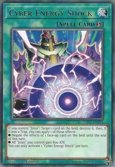Cyber Energy Shock Legendary Duelists: Rage of Ra Yu-Gi-Oh! card
