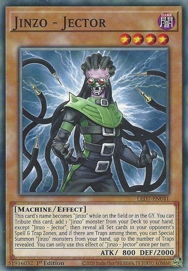 Jinzo Jector Legendary Duelists: Rage of Ra Yu-Gi-Oh! card