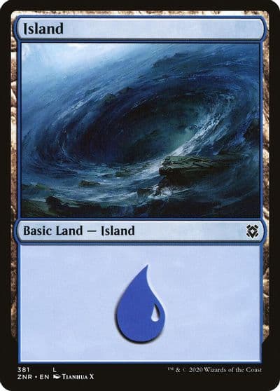 Island Zendikar Rising Magic card