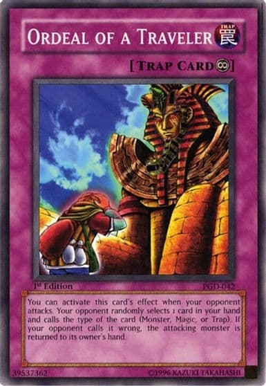 Ordeal of a Traveler Pharaonic Guardian Yu-Gi-Oh! card