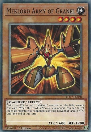 Meklord Army of Granel Legendary Duelists: Rage of Ra Yu-Gi-Oh! card