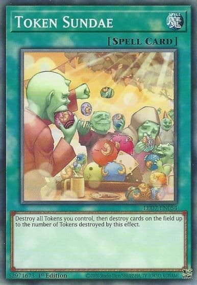 Token Sundae Legendary Duelists: Rage of Ra Yu-Gi-Oh! card