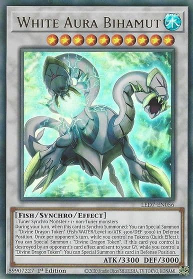 White Aura Bihamut Legendary Duelists: Rage of Ra Yu-Gi-Oh! card
